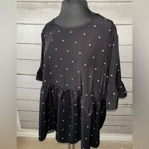 SHEIN Polka Dot Blouse XXXL
Flutter Sleeves, Business Casual, lightweight, Cute